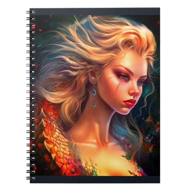 Caderno Espiral Artsy Lady (Frente)