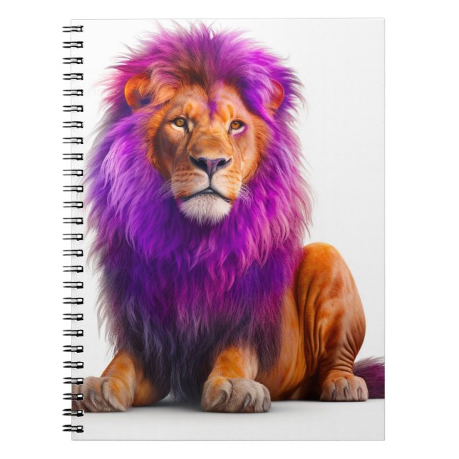 Caderno Espiral Artsy Lion (Frente)