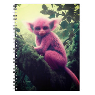 Caderno Espiral Artsy Monkey Design