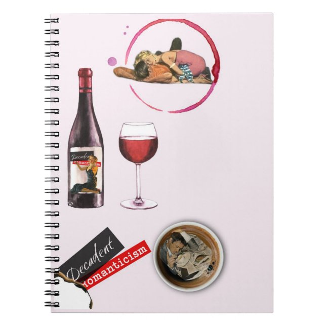 Caderno Espiral Arty Valentine Gift Collection- Decadent Noir  (Frente)