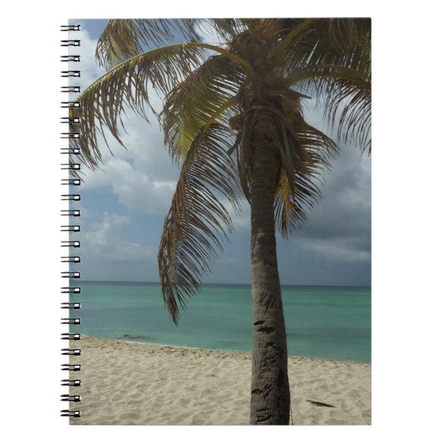 Caderno Espiral Aruban Beach I Linda cena natural (Frente)