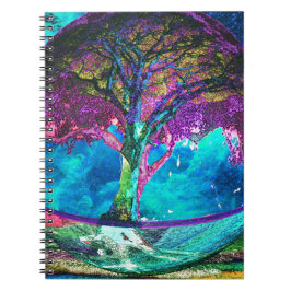 Caderno Espiral Árvore da meditação da vida