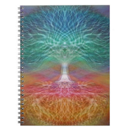 Caderno Espiral Árvore da paz de espírito da vida