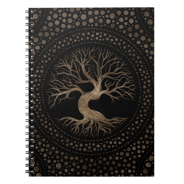 Caderno Espiral Árvore da Vida - Yggdrasil (Frente)
