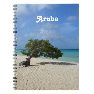 Caderno Espiral Árvore de Aruba Divi Divi
