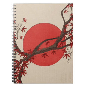 Caderno Espiral Árvore de bordo japonês