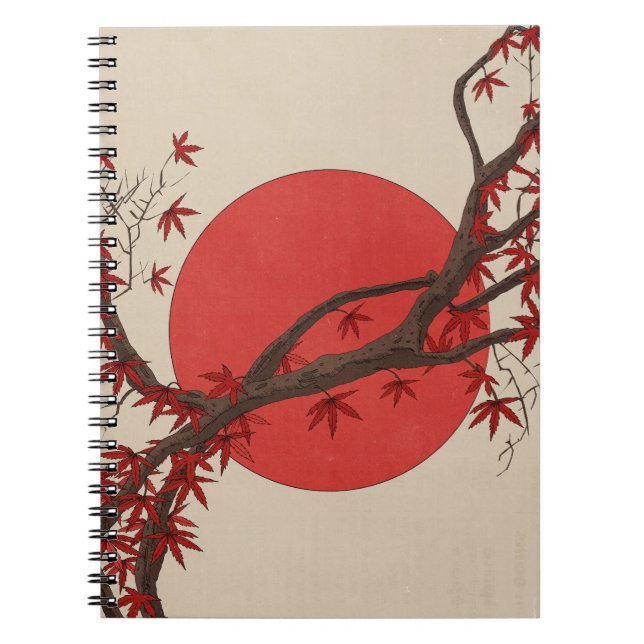 Caderno Espiral Árvore de bordo japonês (Frente)