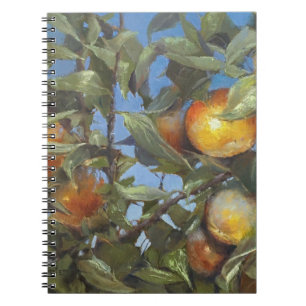 Caderno Espiral Árvore de Fruta de Câncer Linda Arte Original