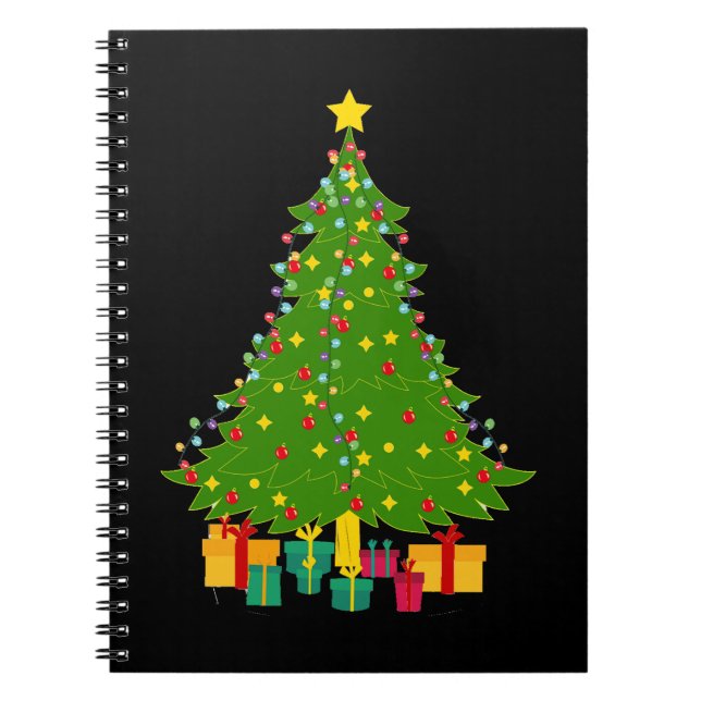 Caderno Espiral Árvore de Natal (Frente)
