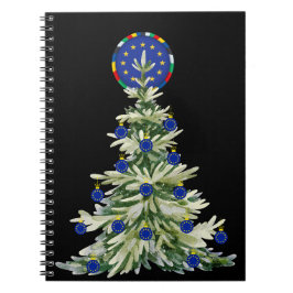 Caderno Espiral Árvore de Natal - Bandeira da União Europeia | Eur