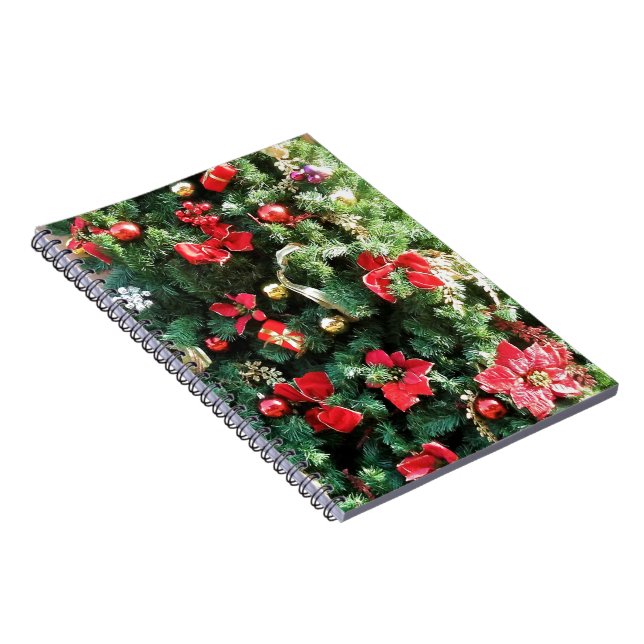 Caderno Espiral Árvore de Natal decorada (Lado Direito)