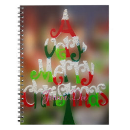 Caderno Espiral Árvore de Natal Deseja