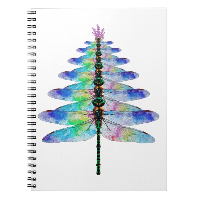 Caderno Espiral Árvore de Natal Engraçado (Frente)