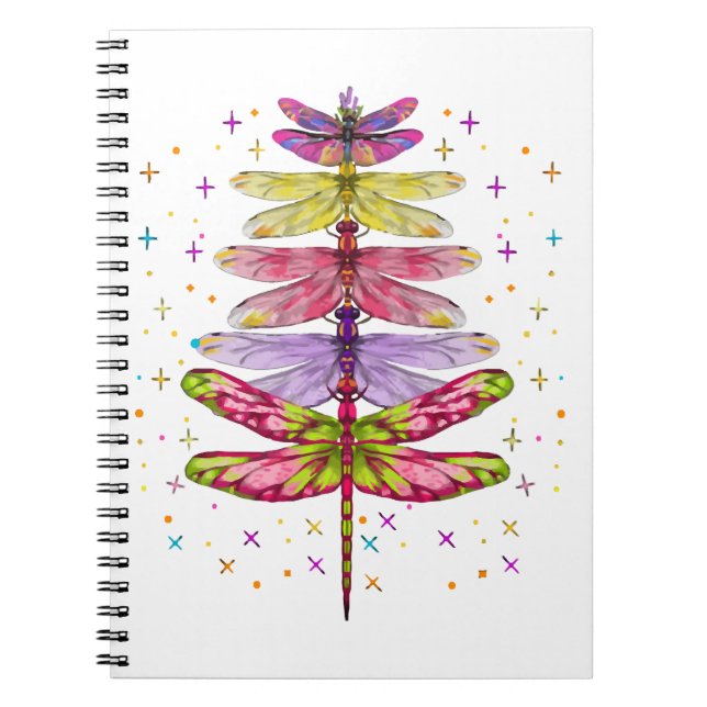 Caderno Espiral Árvore de Natal Engraçado (Frente)
