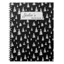 Árvore de Natal Preta e Branca