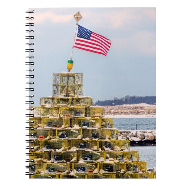 Caderno Espiral Árvore de Pote de lagosta - notebook (Frente)