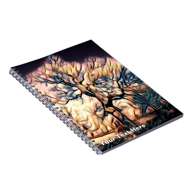 Caderno Espiral Árvore de tempestade (Lado Direito)