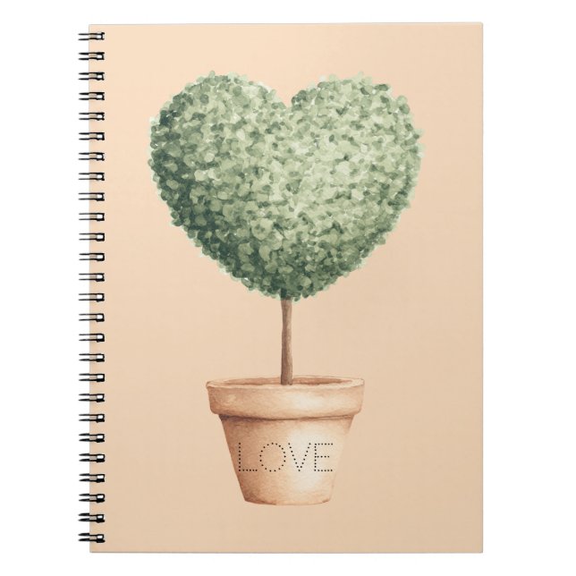 Caderno Espiral Árvore do Coração Amor (Frente)