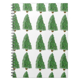 Caderno Espiral árvore do Feliz Natal