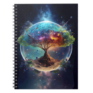 Caderno Espiral Árvore Espiritual da Vida