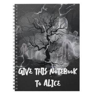 Caderno Espiral árvore fantasma