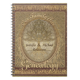 Caderno Espiral Árvore genealógica da árvore genealógica