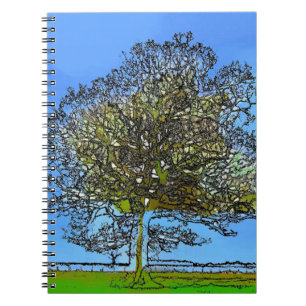CADERNO ESPIRAL ÁRVORE SOLITÁRIA