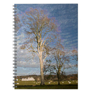 Caderno Espiral Árvores De Feia Irlandesas