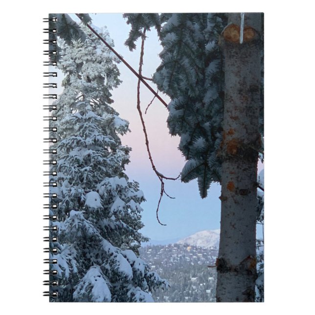 Caderno Espiral Árvores Neves (Frente)