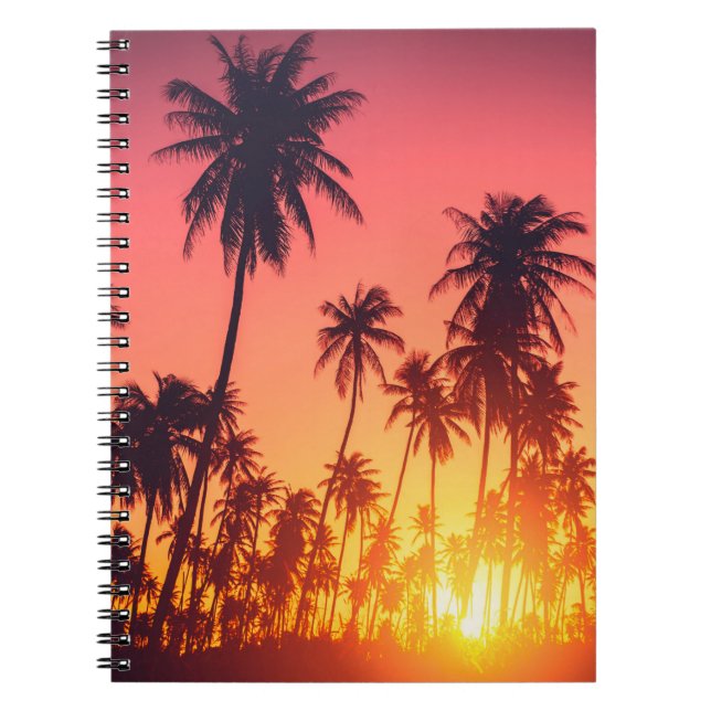 Caderno Espiral Árvores tropicais (Frente)