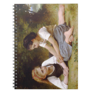 Caderno Espiral As Avelãs: Meninas Colhendo Avelãs