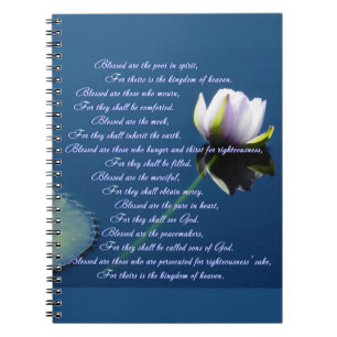 Caderno Espiral As Beatitudes