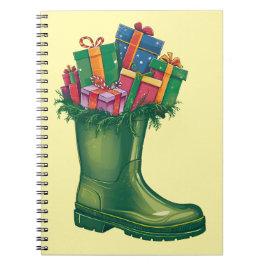 Caderno Espiral As Botas Novas do Papai Noel
