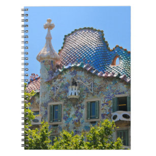 Caderno Espiral As casas Batllo de Gaudi