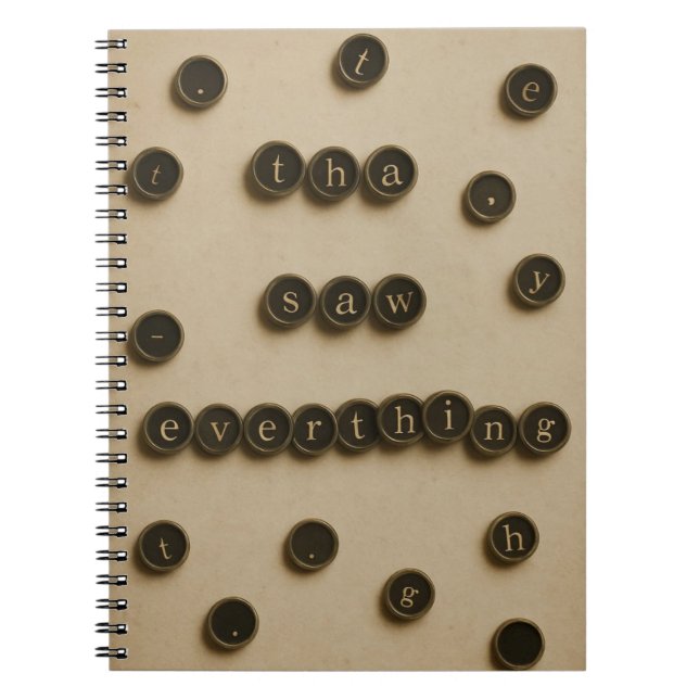 Caderno Espiral As Chaves Que Viram Tudo (Frente)