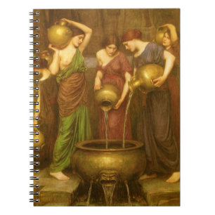Caderno Espiral As Danaides por John William Waterhouse