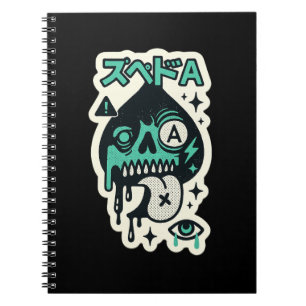 Caderno Espiral Ás de Espadas — Katakana com cabeça de gargalo