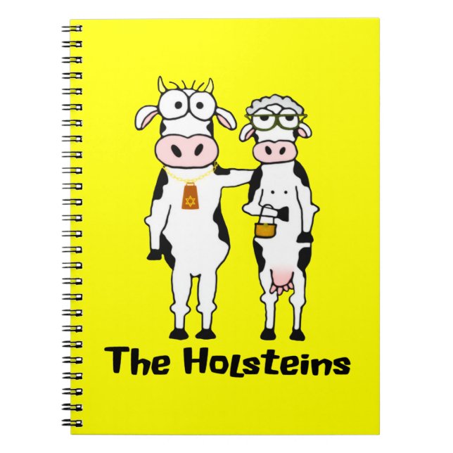 Caderno Espiral As Holsteins (Frente)