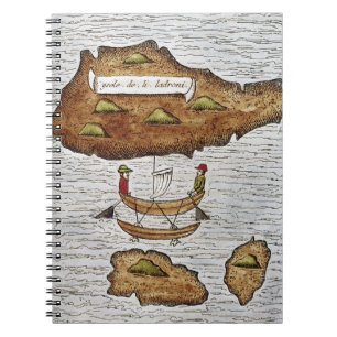 CADERNO ESPIRAL AS ILHAS DE LADRONE