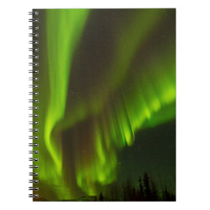 Caderno Espiral As Luzes do Norte Fairbanks, Alasca