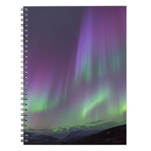 Caderno Espiral As luzes do Norte   Norte da Islândia
