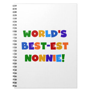 Caderno Espiral As melhores notas de cores nonnie Bright do mundo
