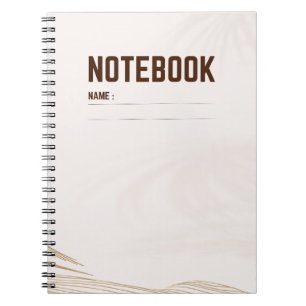 Caderno Espiral As melhores vibrações clássicas elegantes