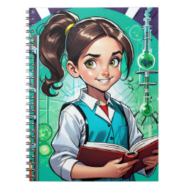 Caderno Espiral As Meninas Amam a Ciência!