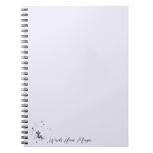 Caderno Espiral As Palavras Têm Notebook Magic (Frente)