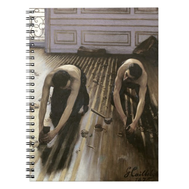 Caderno Espiral As plainas do parquet, 1875 (Frente)