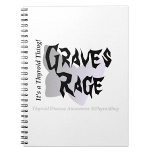 Caderno Espiral As sepulturas Rage - é uma coisa do tiróide!