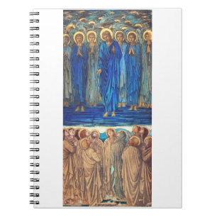 Caderno Espiral Ascensão de Cristo por Edward Burne Jones