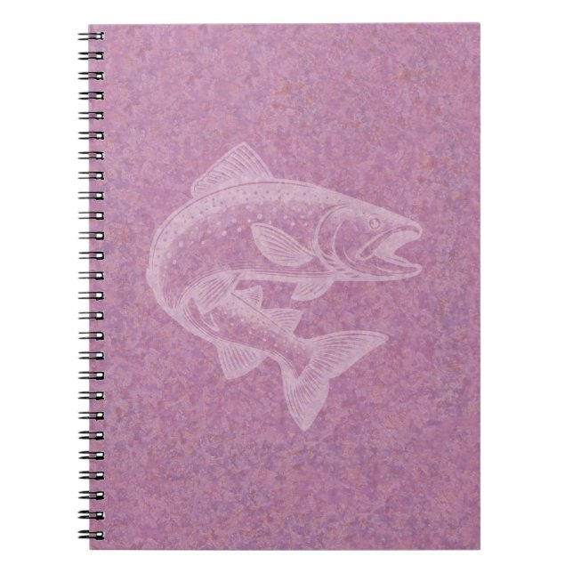 Caderno Espiral Ascensão de salmão (Frente)