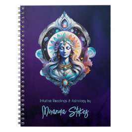 Caderno Espiral Asherah Mãe Deusa da Criação Diário de Tarot